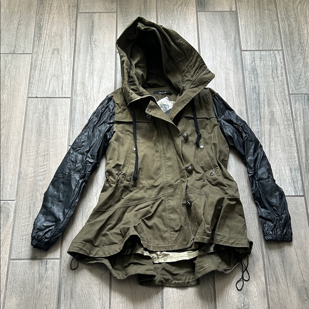 Ark & Co Olive and Black Utility Jacket